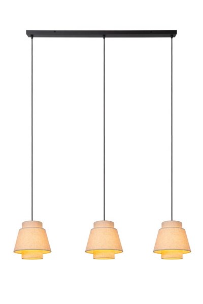 Lucide TRIBUTE - Pendelleuchten - 3xE27 - Beige