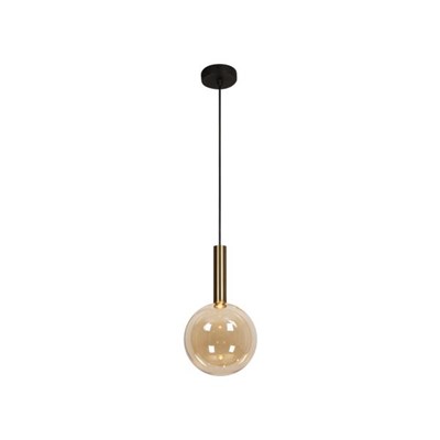 Lucide JOSIANE - Pendant light - Ø 18 cm - 1xG9 - Amber | Vibes