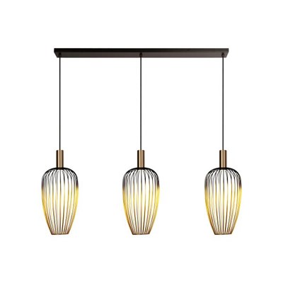 Lucide AURELIE - Pendant light - 3xGU10 (MR11) - Gold | Vibes