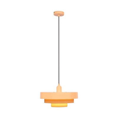 Lucide RUNA - Lámpara colgante - Ø 35 cm - 1xE27 - Rosa | Essential