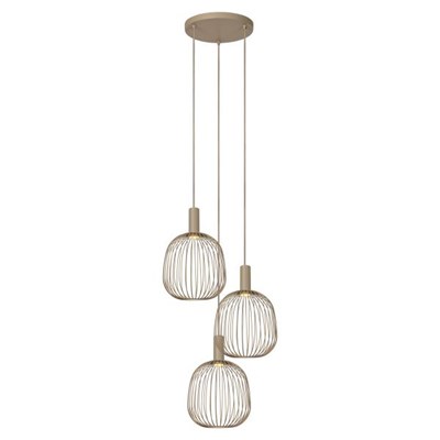 Lucide ESTEREL - Suspension - 3xGU10 (MR11) - Taupe | Essential