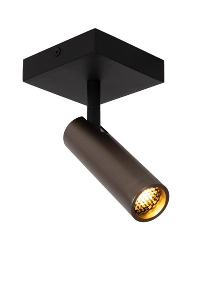 Lucide GRADO - Ceiling spotlight - 1xGU10 (MR11) - Grey iron
