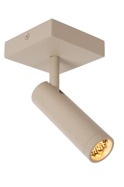 Lucide GRADO - Ceiling spotlight - 1xGU10 (MR11) - Taupe