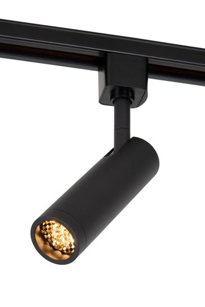 Lucide TRACK GRADO Spot sur rail - Système de rail monophasé / Éclairage sur rail - 1xGU10(MR11) - Noir (Extension)