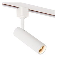 Lucide TRACK GRADO Foco de riel - Sistema de carril monofásico / Iluminación con rieles - 1xGU10(MR11) - Blanco (Extensión) encendido 1