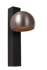 Lucide Premium ESFERA - Wall light - LED Dim. - 1x9W 2700K - Grey iron turned on 5