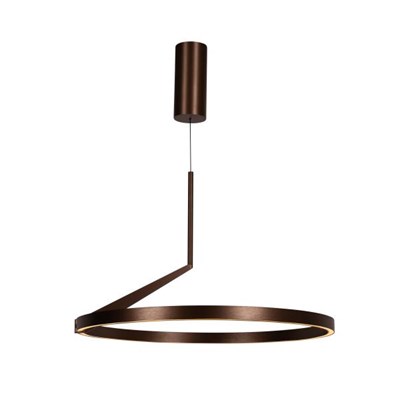 Lucide APPLAUSE - Pendant light - Ø 60 cm - LED Dim. - CCT - 1x32W 2700K/4000K - Hand Wave Sensor - Coffee | Premium