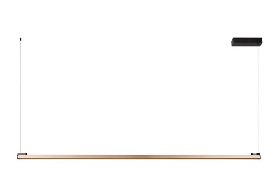 Lucide Premium BRAGA - Pendelleuchten - LED Dim. - CCT - 1x36W 2700K/4000K - Kaffee