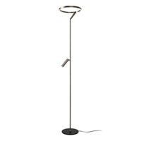 Lucide APPLAUSE - Floor lamp - Ø 33 cm - LED Dim. - CCT - 2700K/4000K - Grey iron | Premium turned on 5