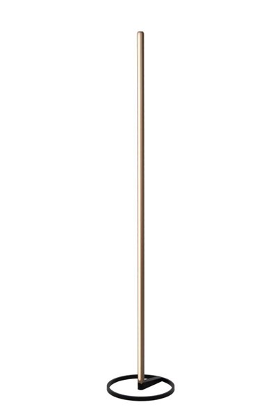 Lucide Premium BRAGA - Stehlampe - Ø 30 cm - LED Dim. - CCT - 1x22W 2700K/4000K - Kaffee