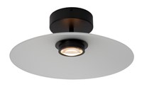 Lucide Premium MENGA - Deckenleuchte - Ø 40 cm - LED Dim. - 1x11W 2700K - Opal eingeschaltet 1