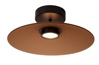 Lucide Premium MENGA - Deckenleuchte - Ø 40 cm - LED Dim. - 1x11W 2700K - Amber eingeschaltet 2