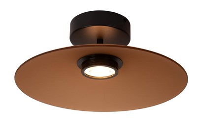 Lucide Premium MENGA - Plafonnier - Ø 40 cm - LED Dim. - 1x11W 2700K - Ambre