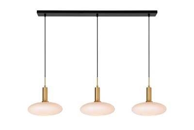 Lucide SINGALA - Hanglamp - 3xE27 - Mat Goud / Messing