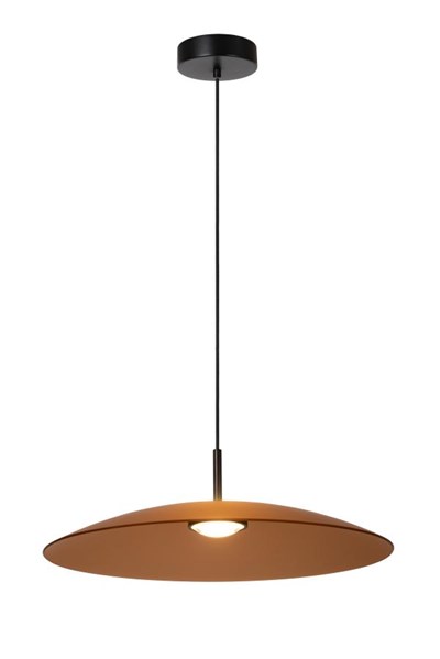 Lucide Premium MENGA - Pendelleuchten - Ø 60 cm - LED Dim. - 1x18,6W 2700K - Amber