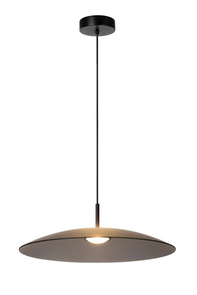 Lucide Premium MENGA - Pendelleuchten - Ø 60 cm - LED Dim. - 1x18,6W 2700K - Rauchfarbe Grau