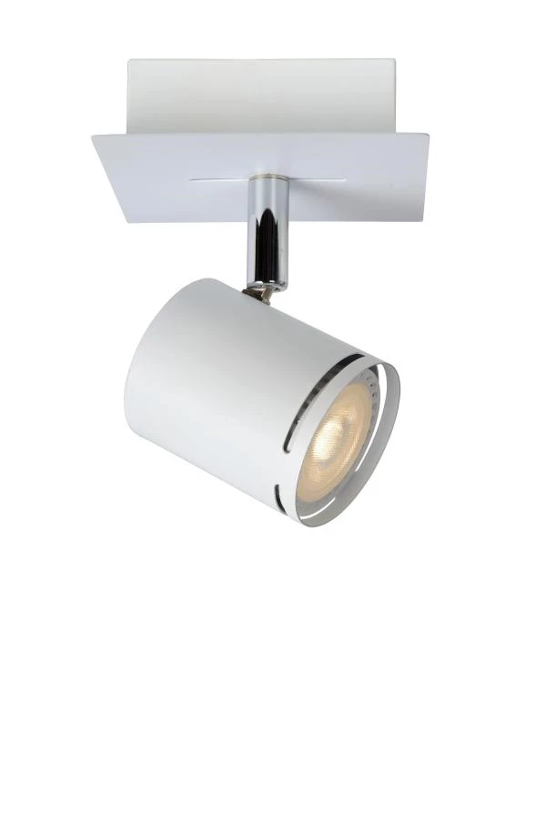 Lucide RILOU - Ceiling spotlight - LED Dim. - GU10 - 1x5W 3000K - White - turned on 1