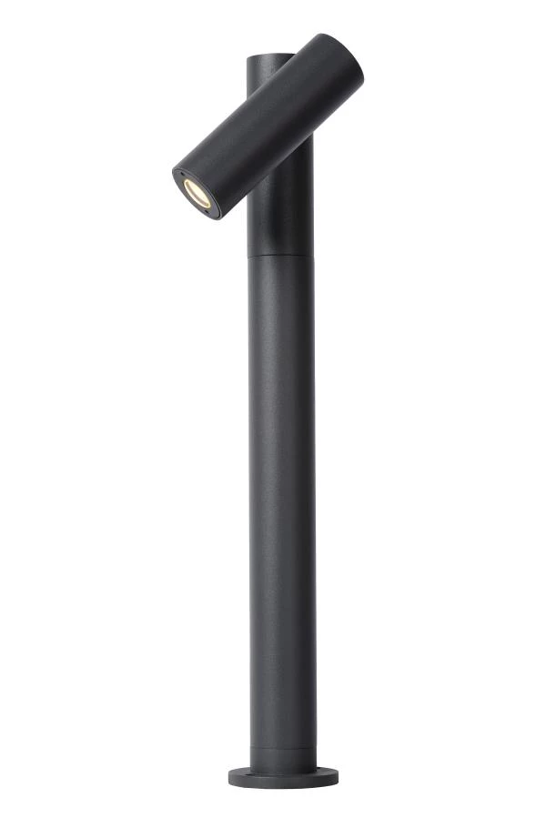 Lucide TATUM - Pollerleuchte - LED - 1x5W 3000K - IP65 - Anthrazit - eingeschaltet 9