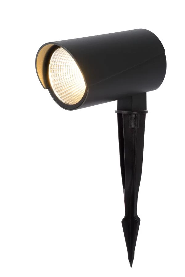 Lucide MANAL - Gartenstrahler - LED - 1x13W 3000K - IP65 - Anthrazit - eingeschaltet 9