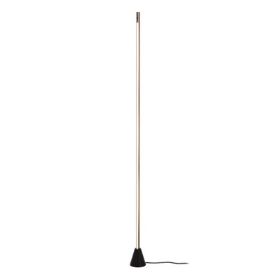 Lucide EQUINOX - Lampadaire - LED Dim. - CCT - 1x26W 2700K/4000K - Détecteur à balayage manuel - Café | Vibes