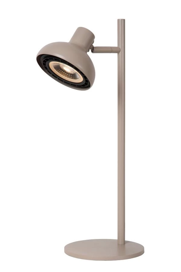 Lucide SENSAS - Lámpara de escritorio - Ø 18 cm - 1xGU10 (ES111) - Beige - encendido 8
