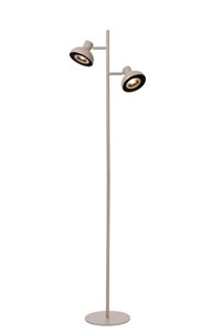 Lucide SENSAS - Lámpara de suelo - 2xGU10 (ES111) - Beige encendido 8
