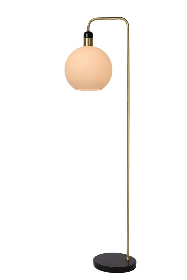 Lucide JULIUS - Lámpara de suelo - 1xE27 - Ópalo - encendido 1