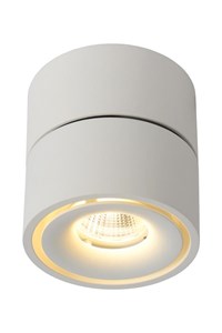 Lucide YUMIKO - Ceiling spotlight - Ø 7,8 cm - LED Dim. - 1x10W 2700K - White turned on 1