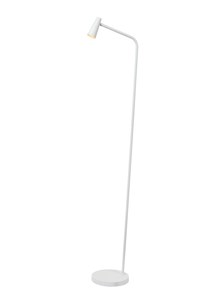 Lucide STIRLING - Oplaadbare Vloerlamp - Accu/Batterij - LED 3 StepDim - 1x3W 2700K - Wit aangezet 1