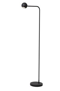 Lucide COMET - Rechargeable Floor lamp - Battery pack- LED 3 StepDim - 1x3W 2700K - Black turned on