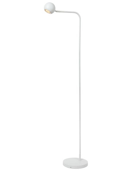Lucide COMET - Lampadaire Rechargeable - Batterie/Piles - LED 3 StepDim - 1x3W 2700K - Blanc