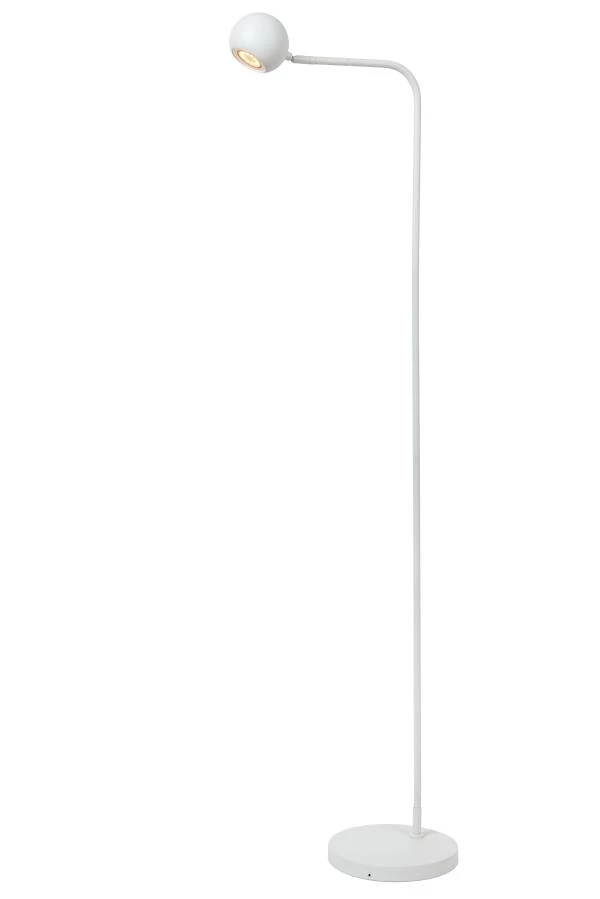 Lucide COMET - Rechargeable Floor lamp - Battery pack- LED 3 StepDim - 1x3W 2700K - White - turned on 1