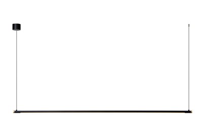 Lucide Premium MARNIK - Pendant light - Ø 2,5 cm - LED Dim. - CCT - 1x24W 2700K/4000K - Hand Wave Sensor - Black
