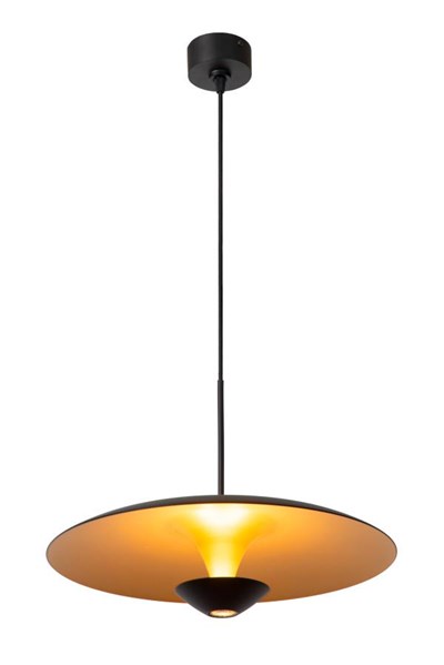 Lucide Premium KENNETH - Pendant light - Ø 40 cm - LED Dim. - 1x12W 2700K - Black