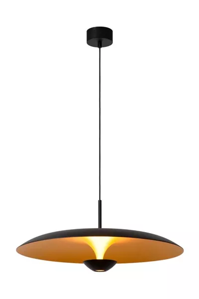 Lucide SIGMA - Hanglamp - LED Dimb. - 1x30W 2700K - Zwart