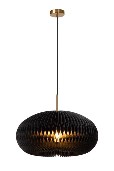 Lucide ARMONI - Pendelleuchten - Ø 52 cm - 1xE27 - Schwarz