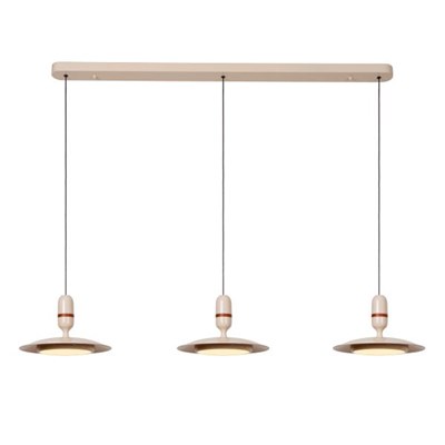 Lucide JOSEFINE - Pendelleuchten - LED Dim. - CCT - 3x11W 2200K/3000K - Beige - Vibes