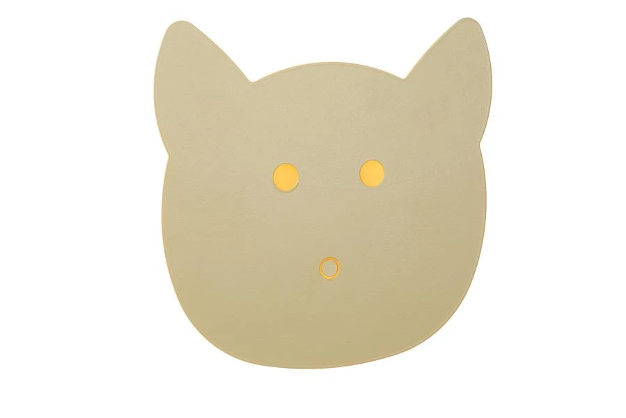 Lucide CHARLIE - Applique murale Chambres d'enfant - LED Dim. - 1x7W 2700K - Vert - allumé 3