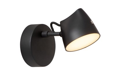 Lucide MILNE - Wall light - LED Dim. - 1x8W 2700K - Black