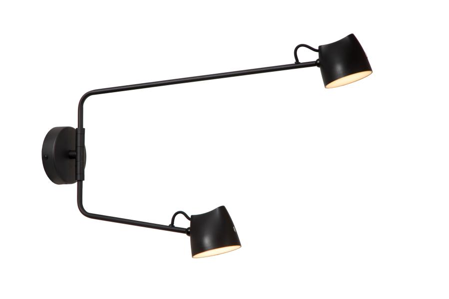 Lucide EKLYPS LED - Wall light - Ø 25 cm - LED - 1x9W 3000K - Black