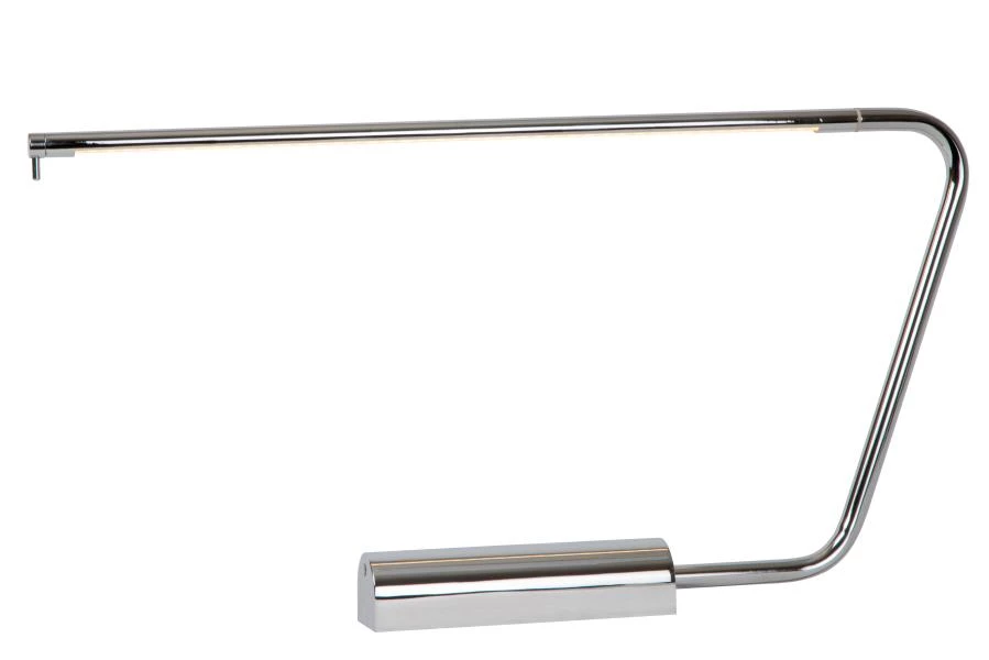 Lucide MADISON - Schreibtischlampe - LED Dim to warm - 1x9W 2600K/2800K - Chrom - eingeschaltet 1