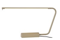 Lucide MADISON - Lampe de bureau - LED Dim to warm - 1x6,5W 2600K/2800K - Taupe allumé 1