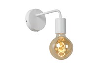 Lucide SCOTT - Lámpara de pared - 1xE27 - Blanco encendido 1