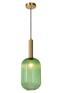 Lucide MALOTO - Pendelleuchten - Ø 20 cm - 1xE27 - Grün eingeschaltet 3