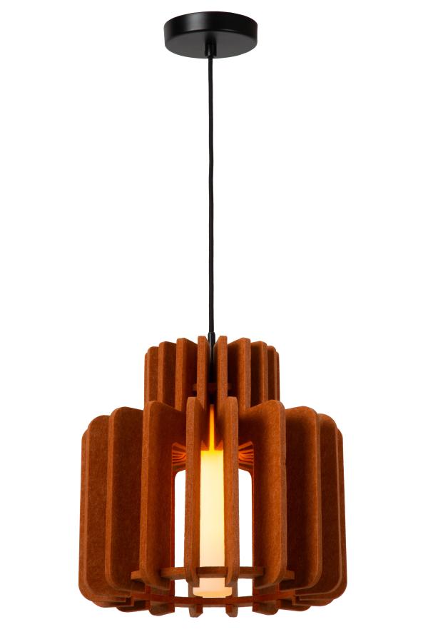 Lucide ROLLO - Pendant light - 3xE27 - Terracotta