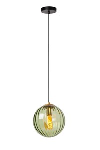 Lucide MONSARAZ - Lámpara colgante - Ø 25 cm - 1xE27 - Verde encendido 3