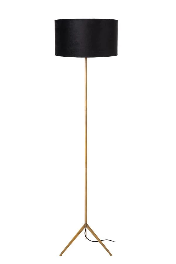 Lucide TONDO - Stehlampe - Ø 38 cm - 1xE27 - Mattes Gold / Messing - eingeschaltet 2