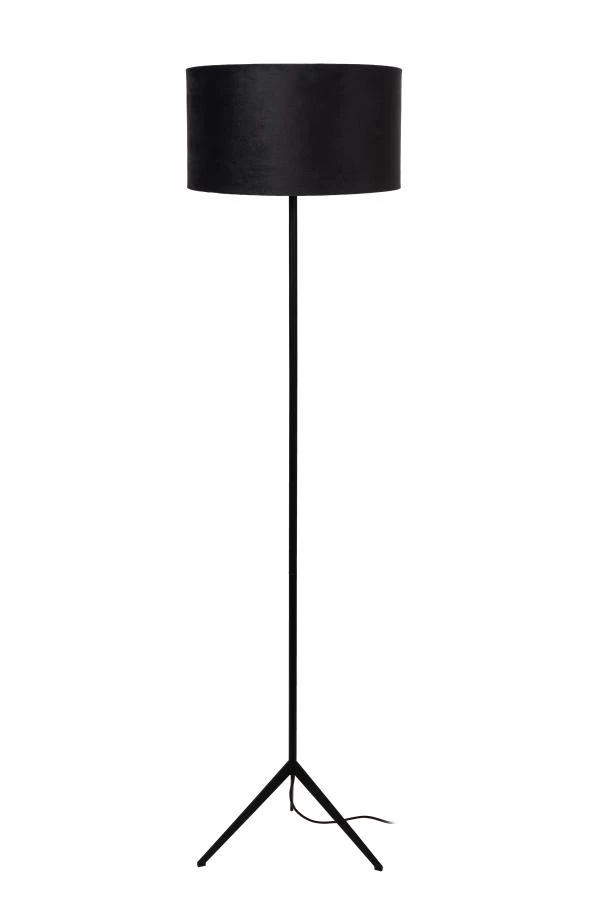 Lucide TONDO - Stehlampe - Ø 38 cm - 1xE27 - Schwarz - eingeschaltet