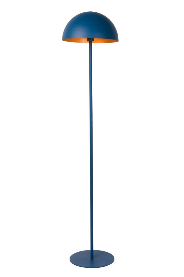 Lucide SIEMON - Lámpara de suelo - Ø 35 cm - 1xE27 - Azul - encendido 5