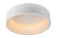 Lucide TALOWE LED - Flush ceiling light - Ø 45,5 cm - LED Dim. - 1x30W 3000K - White turned on 1